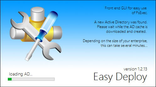 EasyDeploy splash screen